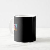 67 Number Six Seven Alpha Slang Ice Cream Drip Fun コーヒーマグカップ (正面左)