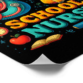 67 Nurse Days Funny Medical Back To School  ポスター (角)