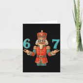 67 Nutcracker Six Seven Meme Christmas 6 7 Teens K カード (正面)