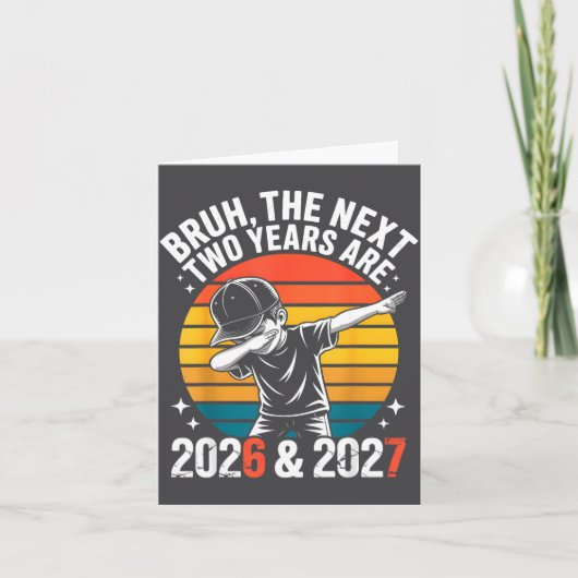 67 Nye 2026 Funny Boys Kids New Years Eve Party 6  カード (正面)