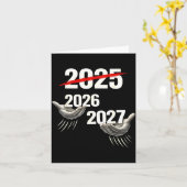 67 Nye 2026 Funny Boys Kids New Years Eve Party 6  カード (黄色い花)