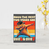 67 Nye 2026 Funny Boys Kids New Years Eve Party 6  カード (黄色い花)