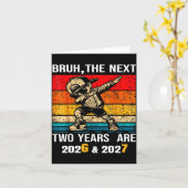 67 Nye 2026 Funny Boys Kids New Years Eve Party 6  カード (黄色い花)