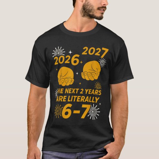67 Nye 2026 Funny Boys Kids New Years Eve Party 6  Tシャツ (正面)
