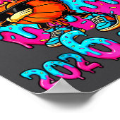 67 Nye 2026 Funny New Year's Eve Party 6 7 Meme Bo ポスター (角)