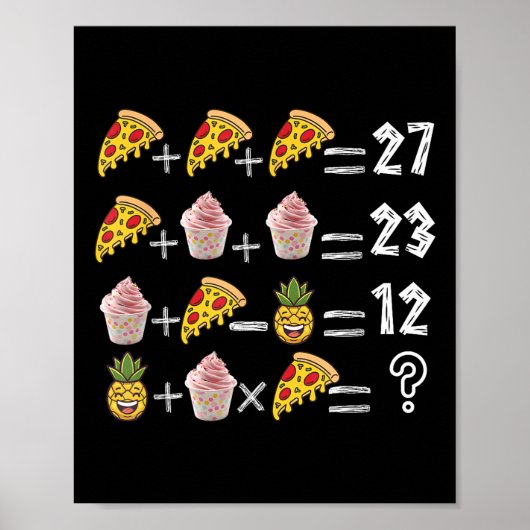67 Order Operations Math Pemdas Funny Teacher Meme ポスター (正面)