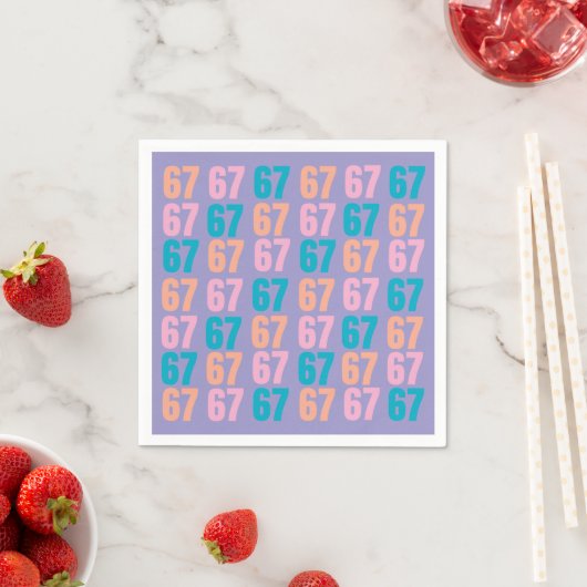 67 Paper Napkin スタンダードカクテルナプキン (インサイチュ)