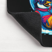 67 Penguin Soccer Funny Winter Meme Gift  マウスパッド (コーナー)