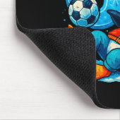 67 Penguin Soccer Funny Winter Meme Gift マウスパッド (コーナー)