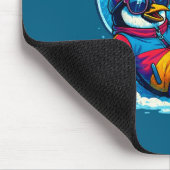 67 Penguin Soccer Funny Winter Meme Gift  マウスパッド (コーナー)