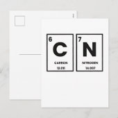 67 Periodic Table Element Chemistry Mason Meme  シーズンポストカード (正面/裏面)