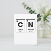 67 Periodic Table Element Chemistry Mason Meme  ポストカード (スタンド正面)