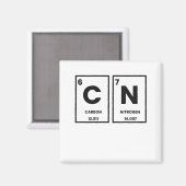 67 Periodic Table Element Chemistry Mason Meme  マグネット (正面/裏面)