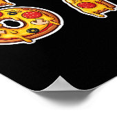 67 Pizza Drip Meme Funny Six Seven Gen Alpha Slang ポスター (角)