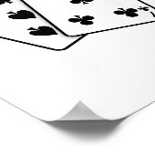 67 Playing Cards Meme Funny Six Seven  ポスター (角)