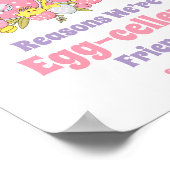 67 Reasons We’re Egg-cellent Friends! イースター ポスター (角)