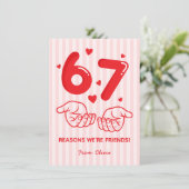 67 Reasons We’re Friends! Kids Valentine’s Day シーズンカード (スタンド正面)