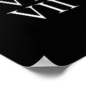 67 Roman Numerals Vi Vii Funny Six Seven Meme Matc ポスター (角)