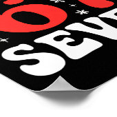 67 Santa Hat Christmas Six Seven Funny Sayings  ポスター (角)