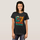 67 School Nurse Days Pencil Heart Funny Medical  Tシャツ (正面フル)
