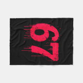 67 Shirt, 67 Meme Six Seven Men Teen Kids Funny  フリースブランケット (正面(横))