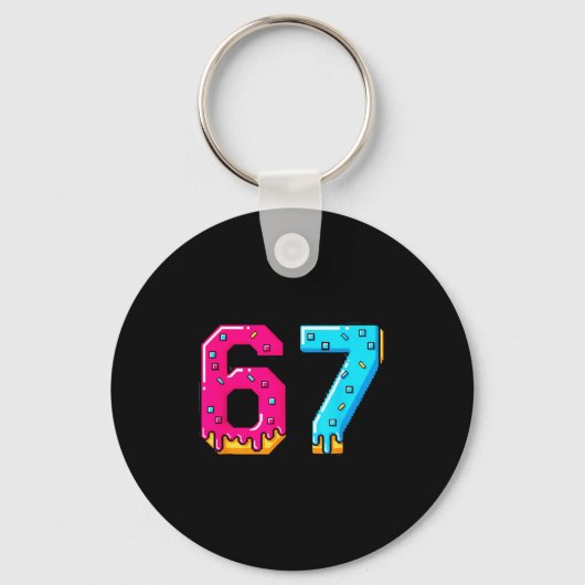 67 Shirt Baseball Life Style 101 Apparel Youth Dri キーホルダー (正面)