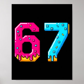 67 Shirt Baseball Life Style 101 Apparel Youth Dri ポスター