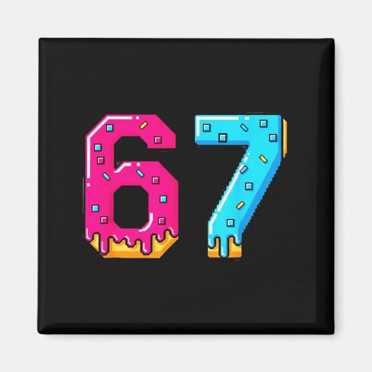 67 Shirt Baseball Life Style 101 Apparel Youth Dri マグネット (正面)