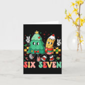 67 Shirt For Teachers 67 Meme Six Seven Christmas  カード (黄色い花)