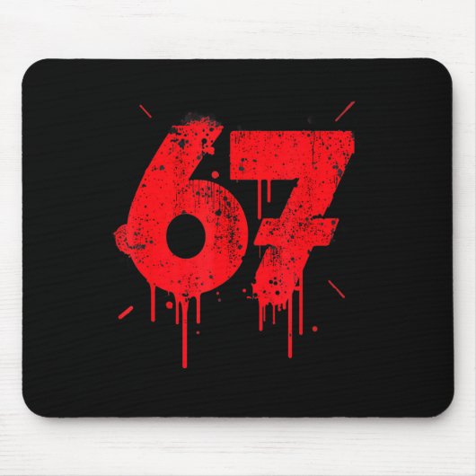 67 Shirt, Funny Shirts 67 Meme Six Seven Men Teen  マウスパッド (正面)