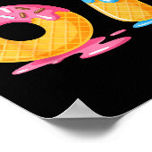 67 Shirt Ice Cream Shorts Funny Meme Slang Six Sev ポスター (角)