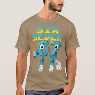 67 Si Seven 67 おもしろイタリア人Brainrotゲーミングミーム Tシャツ