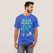 67 Si Seven 67 おもしろイタリア人Brainrotゲーミングミーム Tシャツ (正面フル)