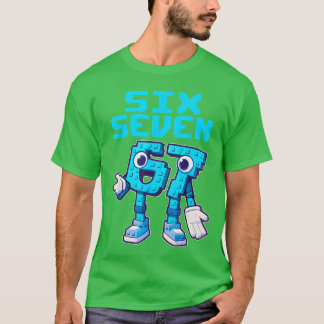 67 Si Seven 67 おもしろイタリア人Brainrotゲーミングミーム Tシャツ