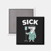 67 Sick Seven Six 6 7 ミーム マグネット (正面/裏面)