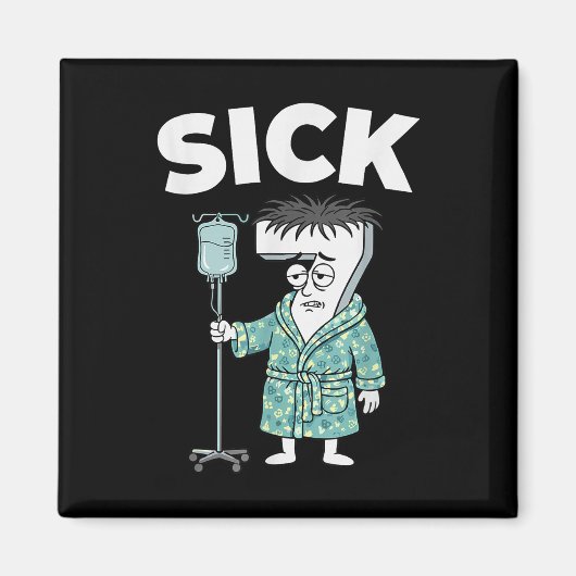 67 Sick Seven Six 6 7 ミーム マグネット (正面)