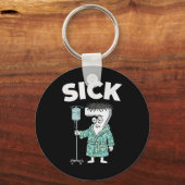 67 Sick Seven Six 6 7 Meme  キーホルダー (正面)
