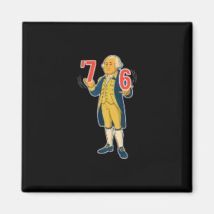 67 Six Seven おもしろジョージ・ワシントン・ミーム マグネット