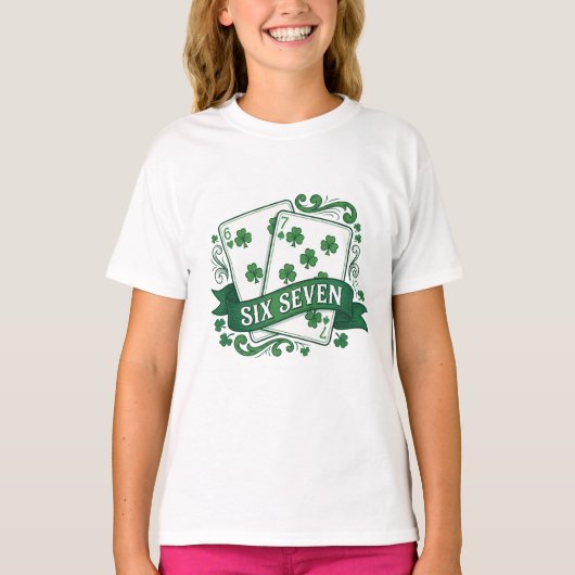67 Six Seven グリーン セントパトリックデー Tシャツ (正面)