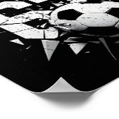 67 Six Seven コーチ サッカー Gen Alpha Brainrot Meme  ポスター (角)