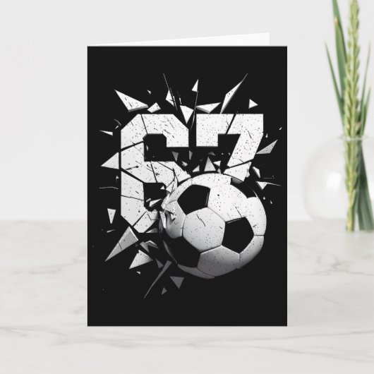 67 Six Seven サッカー Gen Alpha Brainrot ミーム カード (正面)