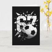67 Six Seven サッカー Gen Alpha Brainrot ミーム カード (黄色い花)