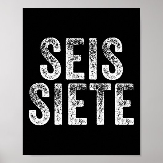 67 Six Seven スペイン語 ブレインロット クリスマス ポスター (正面)
