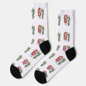 67 Six Seven ソックス、ユニークなクリスマスギフトのアイデア ソックス (左)