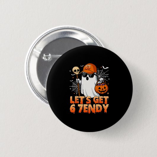 67 Six Seven ハロウィン 送ろう Let's Get Sendy メメット 缶バッジ (正面&裏面)