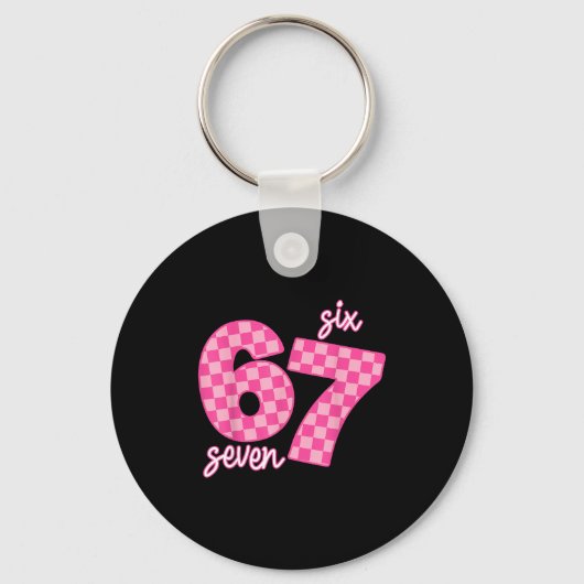 67 Six Seven ミーム キーホルダー (正面)