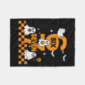 67 Six Seven ミーム 6 7 ペア ハロウィン コーデ フリースブランケット (正面(横))