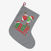 67 Six Seven メメクリスマス休日  ラージクリスマスストッキング (正面 (吊り時))