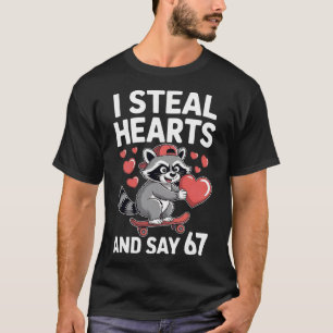 67 Six Seven 私はハートを盗む バレンタインデー 6 7 私 Tシャツ