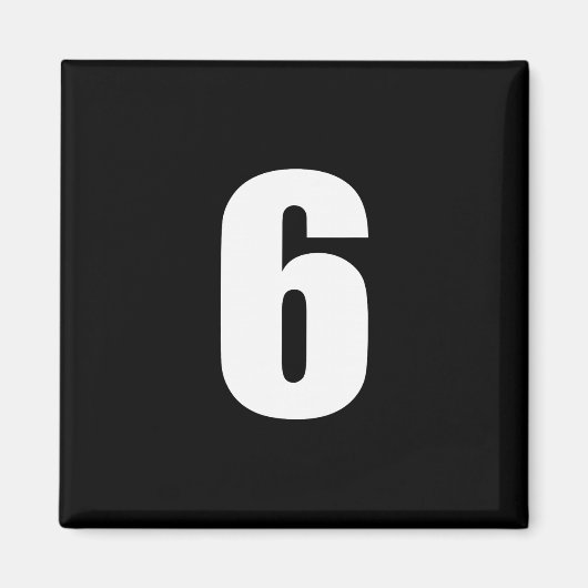 67 Six Seven 6 7ミームデザインおもしろい6 7フロントCk De マグネット (正面)